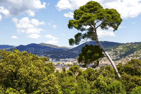 Città di Nizza vista in lontananza — Foto Stock