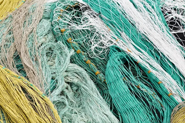 Closeup of varicolored netting — Stock Photo, Image