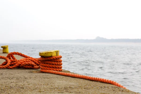 Mooring bollard — Stock Photo, Image