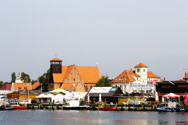 kentin genel görünümü hel Polonya