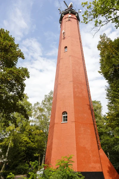 Lighthouse built of brick — Stock Photo, Image