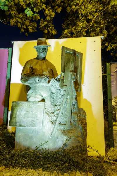 Памятник Войцеху Коссаку в Юрате, Польша — стоковое фото