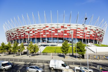 The National Stadium in Warsaw clipart
