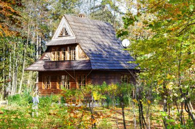 Zakopane geleneksel ahşap ev