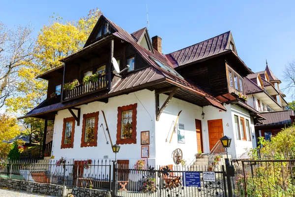 Familjens hem av Bronislaw tjeckiska i Zakopane — Stockfoto