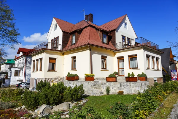 Dom o nazwie Skalnica w Zakopanem — Zdjęcie stockowe