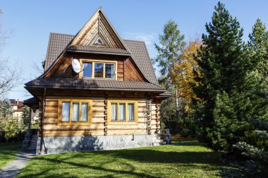 Zakopane tahtadan yapılmış konut ev