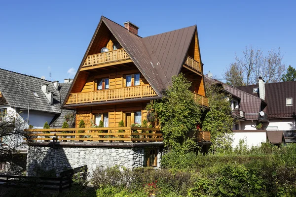 Villa con techos inclinados, Zakopane —  Fotos de Stock