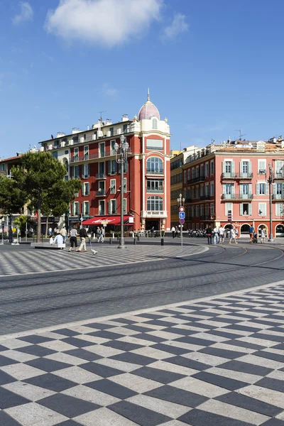 Architecture of Massena square in Nice — Stock Photo, Image