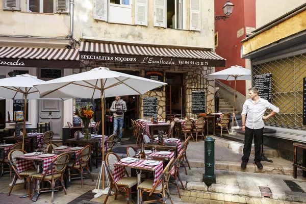 L 'escalinada restaurant in nice, frankreich — Stockfoto