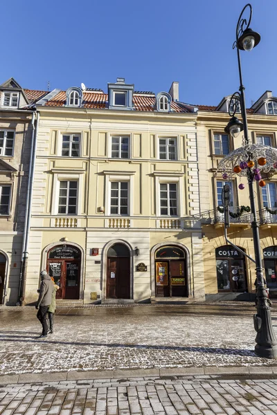 ワルシャワの歴史的なタウンハウス — ストック写真