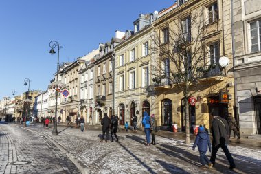 Varşova şehir merkezinde bulunan tarihi Royal Route