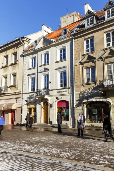 Historisches Stadthaus für Poltarzewski in Warschau gebaut — Stockfoto