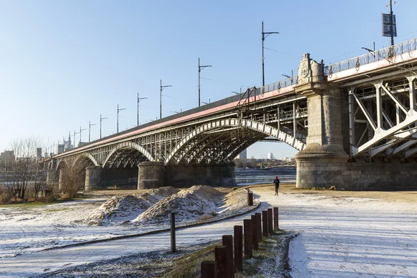 Bridge of Poniatowski in Warsaw — Stock Photo, Image