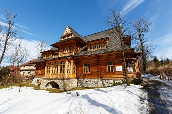 Historická vila s názvem Oksza, Zakopane — Stock fotografie