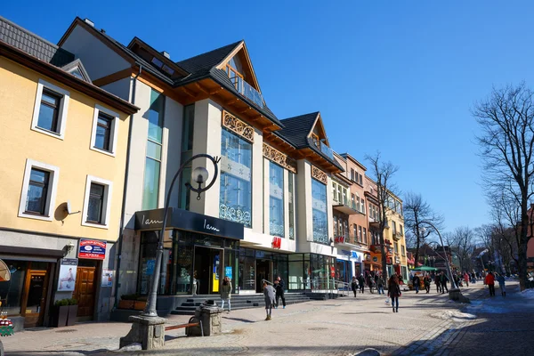 Budynek handlowo-usługowy w Zakopane, Polska — Zdjęcie stockowe