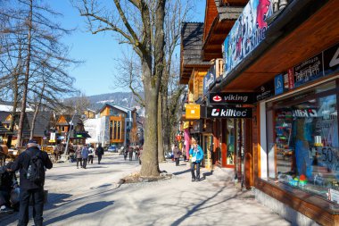 Krupowki sokak Zakopane bir parçası 