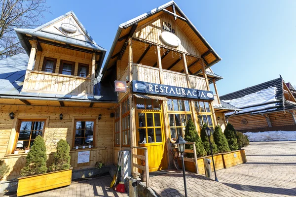 Restoran, eski villa Anielowka Zakopane — Stok fotoğraf