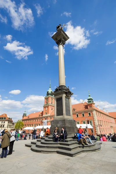 Columna de Segismundo en Varsovia, Polonia — Foto de Stock