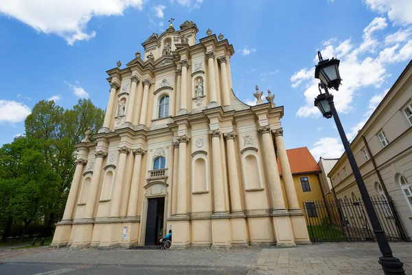 De kerk van Wizytek, Warschau, Polen — Stockfoto