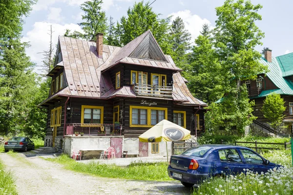 Ahşap villa Lucylla, Zakopane adlı Stok Fotoğraf