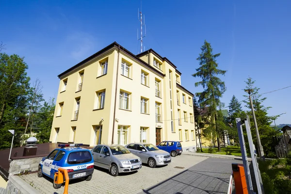 Het bakstenen gebouw in Zakopane — Stockfoto