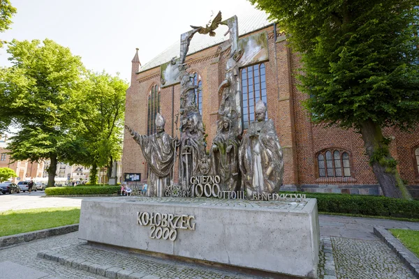 Millennium Memorial in Kolobrzeg in Poland — Stockfoto