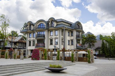 A modern apartment block in Zakopane