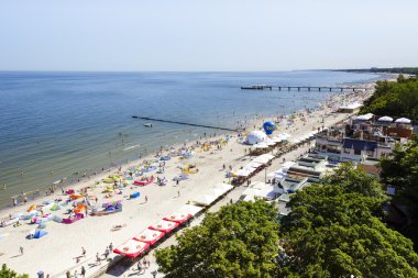 Beach at the Baltic sea at summer day