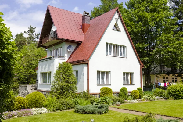 The brick villa in Zakopane, Poland — Zdjęcie stockowe