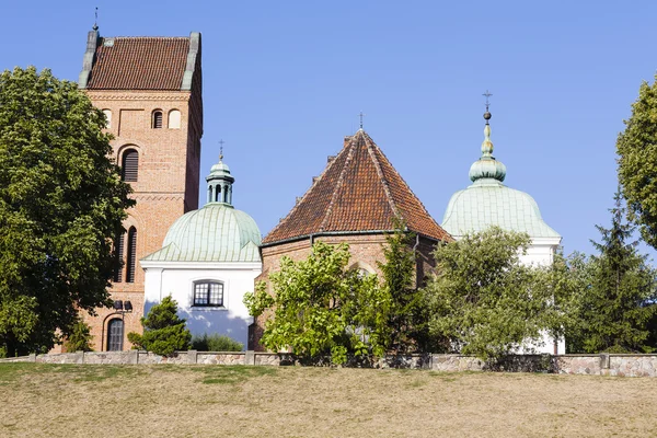 Kerk op de Vistula helling, Warsaw, Polen — Stockfoto