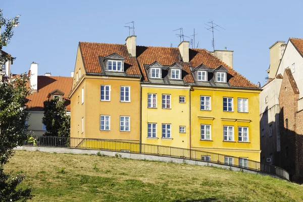 Townhouses at the Brzozowa in Warsaw — Zdjęcie stockowe