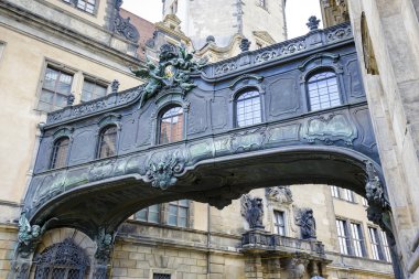 The overhead bridge in Dresden
