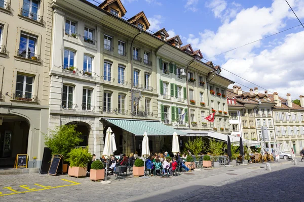 Reihenhäuser an der meistbesuchten Straße — Stockfoto