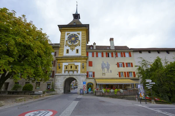 Bern Gate in City of Morat — Stock Photo, Image