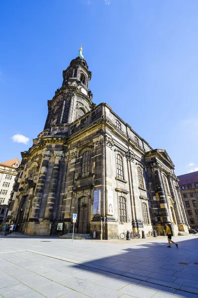 Church of the Holy Cross in Dresden, Germany — Stock fotografie