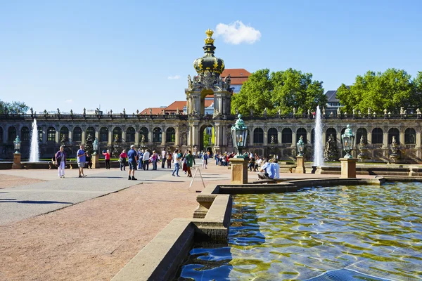 Crown Gate of Zwinger, Dresden — Stockfoto