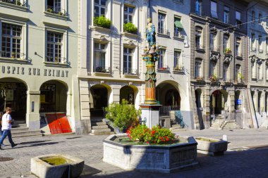 Fountain of Justice at the most visited street