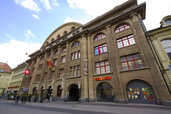 Facade of the Best Western Hotel Bern — Stok fotoğraf