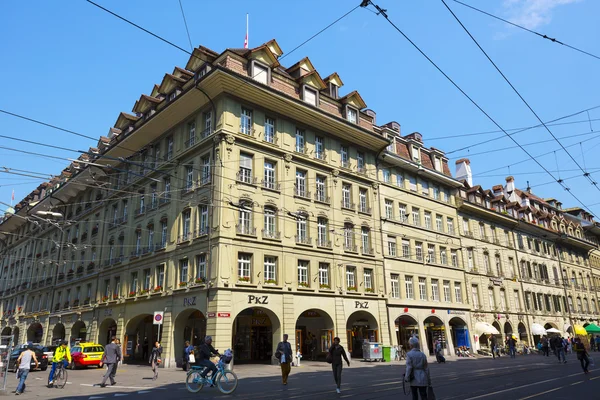 The Massive townhouse at Spitalgasse in Bern — Zdjęcie stockowe