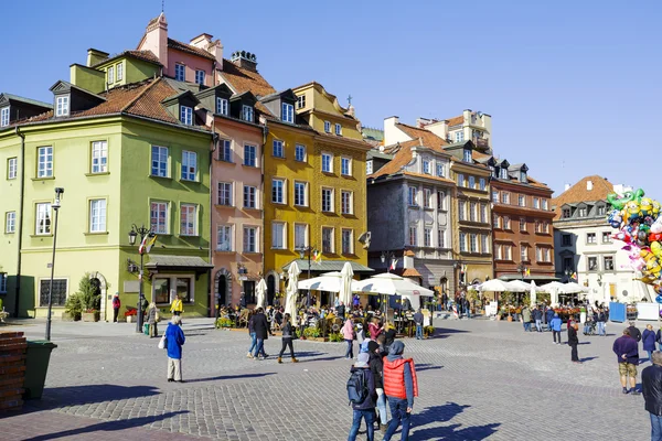 Varsó, Castle square — Stock Fotó