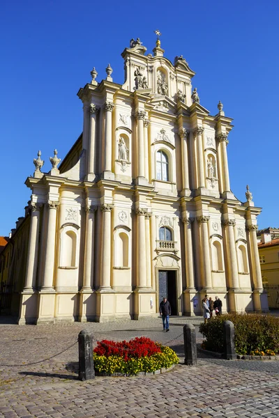 Warsaw, The Church of Wizytek — Stock Photo, Image