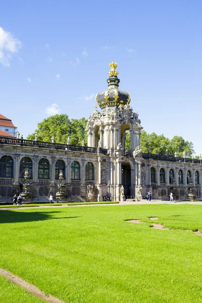 Dresden, Crown poort van Zwinger — Stockfoto