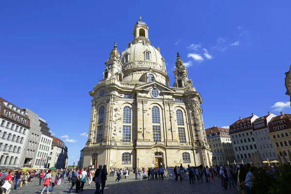 Dresden, Frauenkirche, Church of Our Lady — Stock fotografie