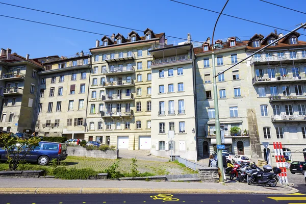 Fribourg, urban scene of architecture — Stock Photo, Image