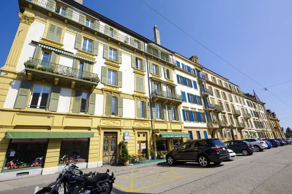 Neuchatel, view of residential houses — Stock Photo, Image