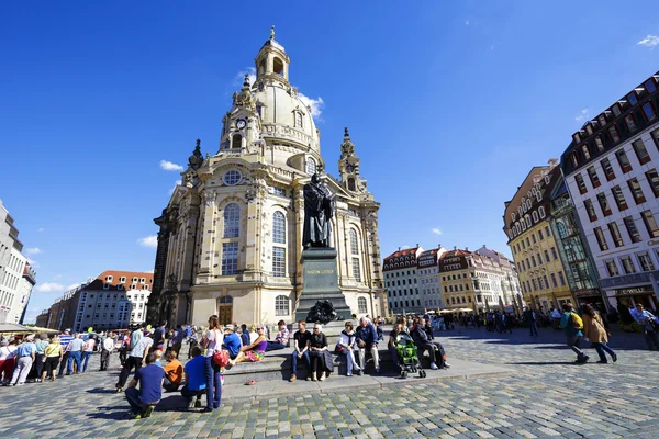 Church of Our Lady (Frauenkirche), Dresden — Stok fotoğraf