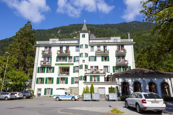 Bau des Hotels Interlaken — Stockfoto