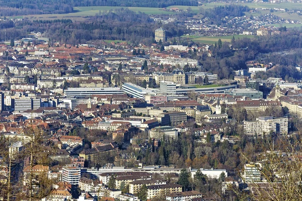 Vista aérea da cidade de Berna, Suíça — Fotografia de Stock