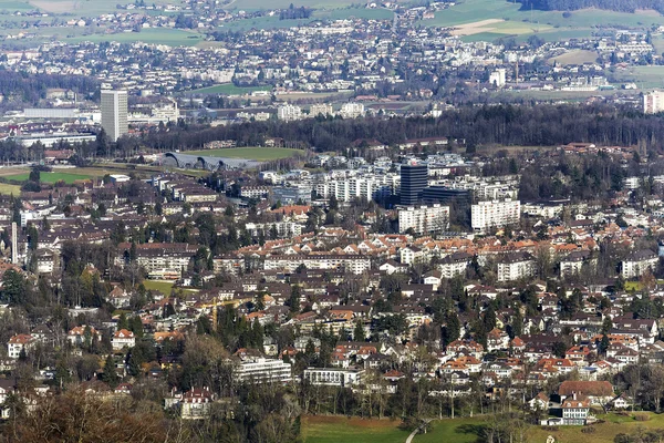 Veduta aerea di Berna, Svizzera — Foto Stock